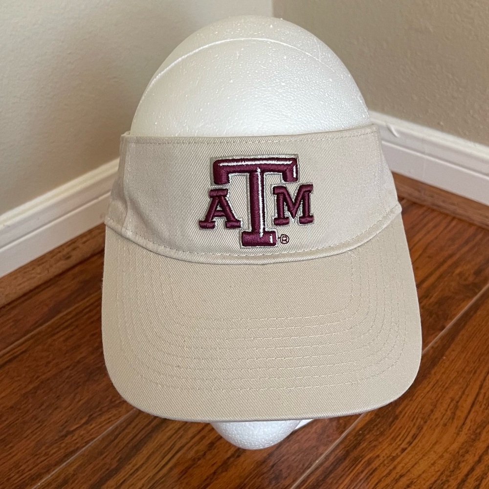 Texas A&M Beige Visor - Adjustable Sizes